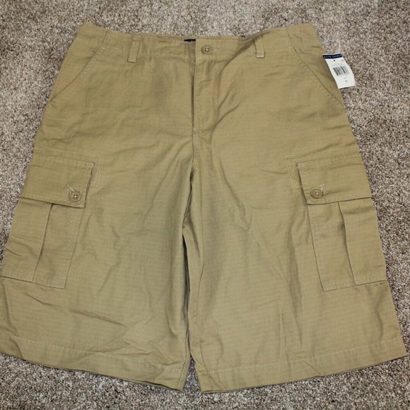 Polo Ralph Lauren Khaki Tan Cargo Shorts Chino Youth Boys Size 18 NWT - Picture 8 of 8